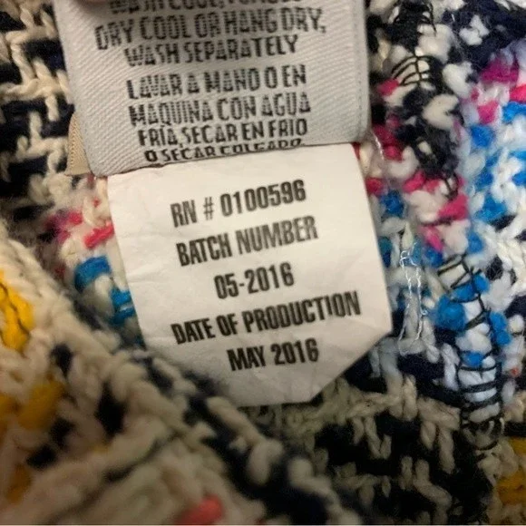 Earth Ragz Colorful Hooded Baja Sweater or Hoodie Size Small - Picture 7 of 8